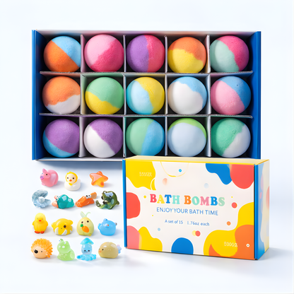 15 Fizzy Bath Friends